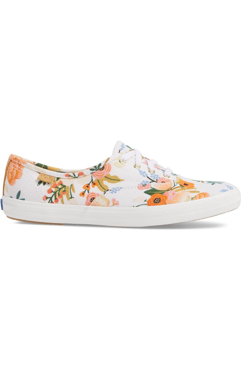 Keds<sup>®</sup> x Rifle Paper Co. Champion Floral Print Sneaker, Alternate, color,
