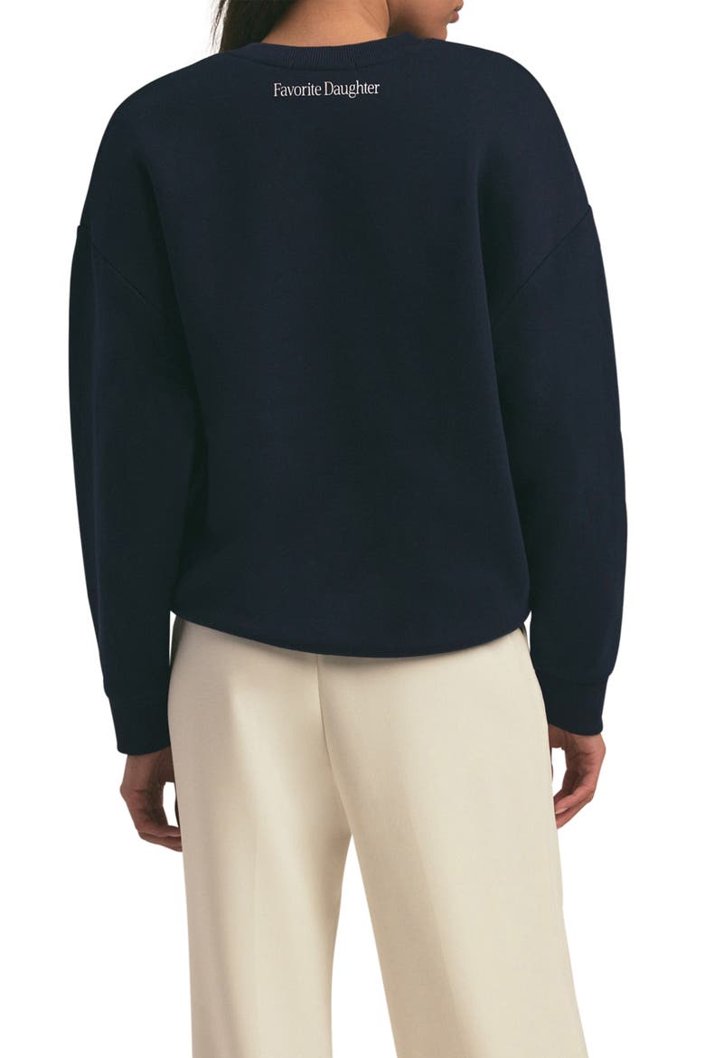 The Favorite Aunt Graphic Sweatshirt, Alternate, color, NAVY