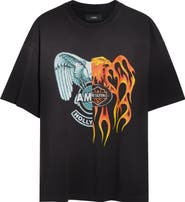 AMIRI Oversize Splice Graphic T-Shirt