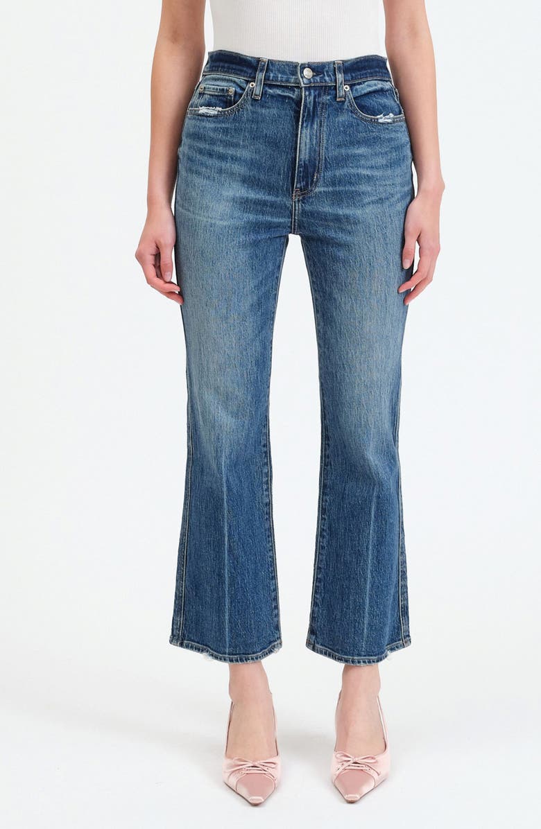 DAZE Soho High Waist Ankle Flare Jeans, Main, color, Rush Hour