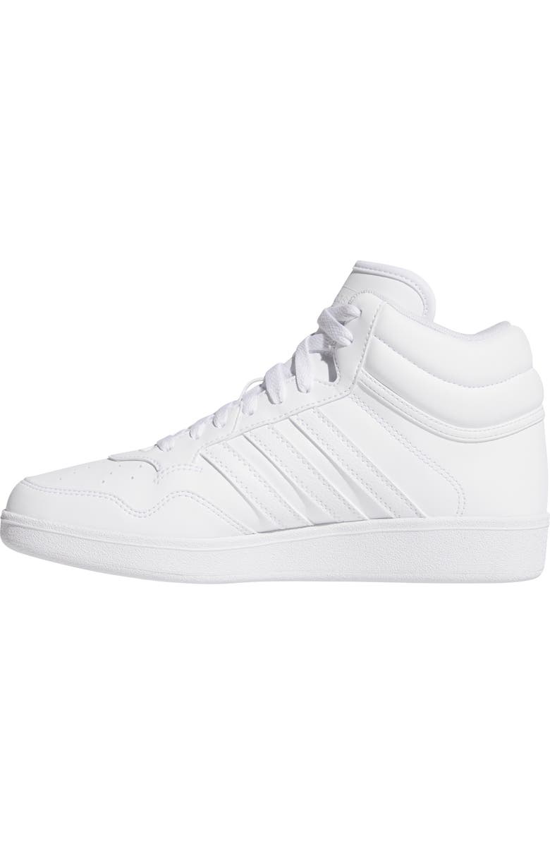 adidas Hoops 4.0 Mid Sportswear Basketball Sneaker, Alternate, color, White/ White/ Black