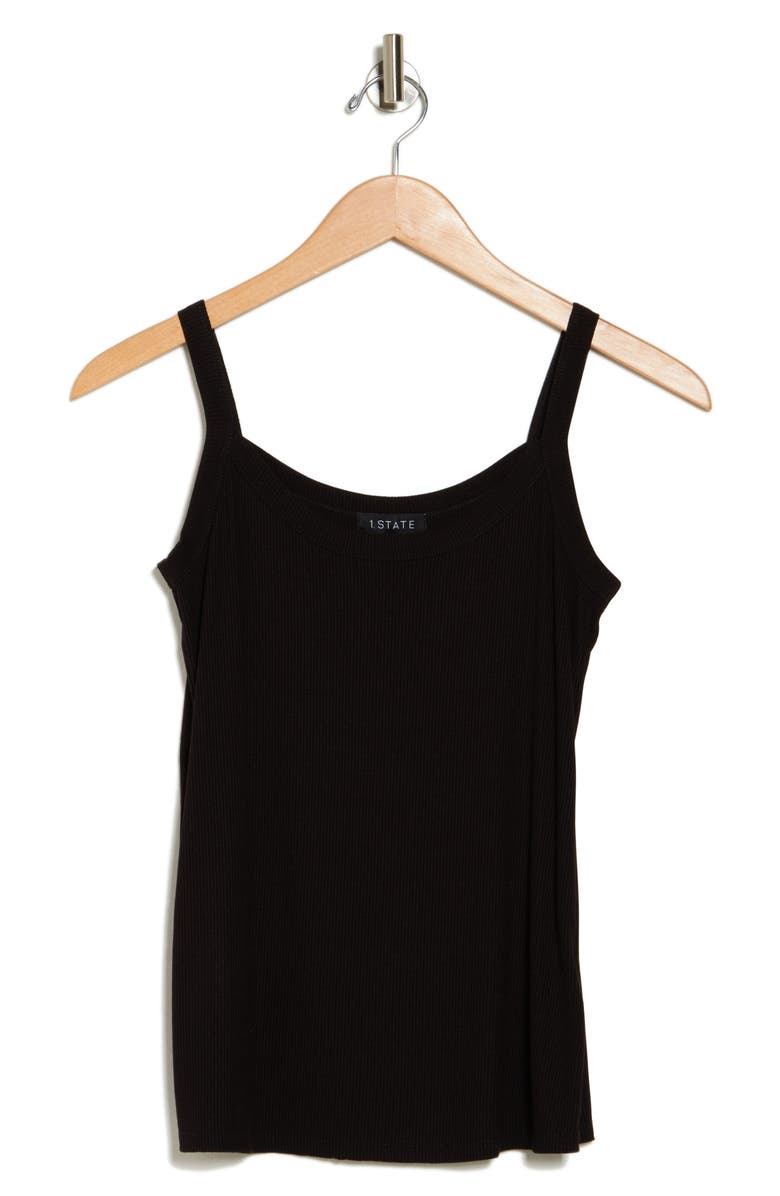 Rib Jersey Scoop Neck Tank