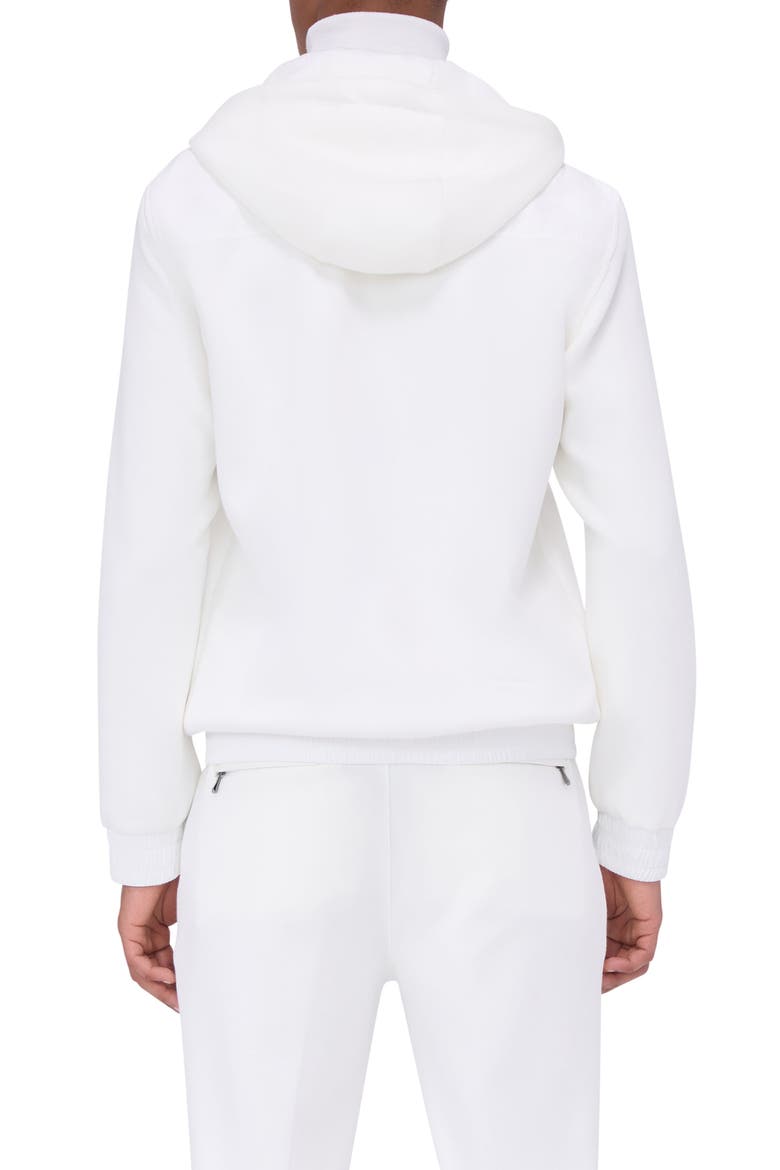 Hooded Long Sleeve Knit Top, Alternate, color, CHALK