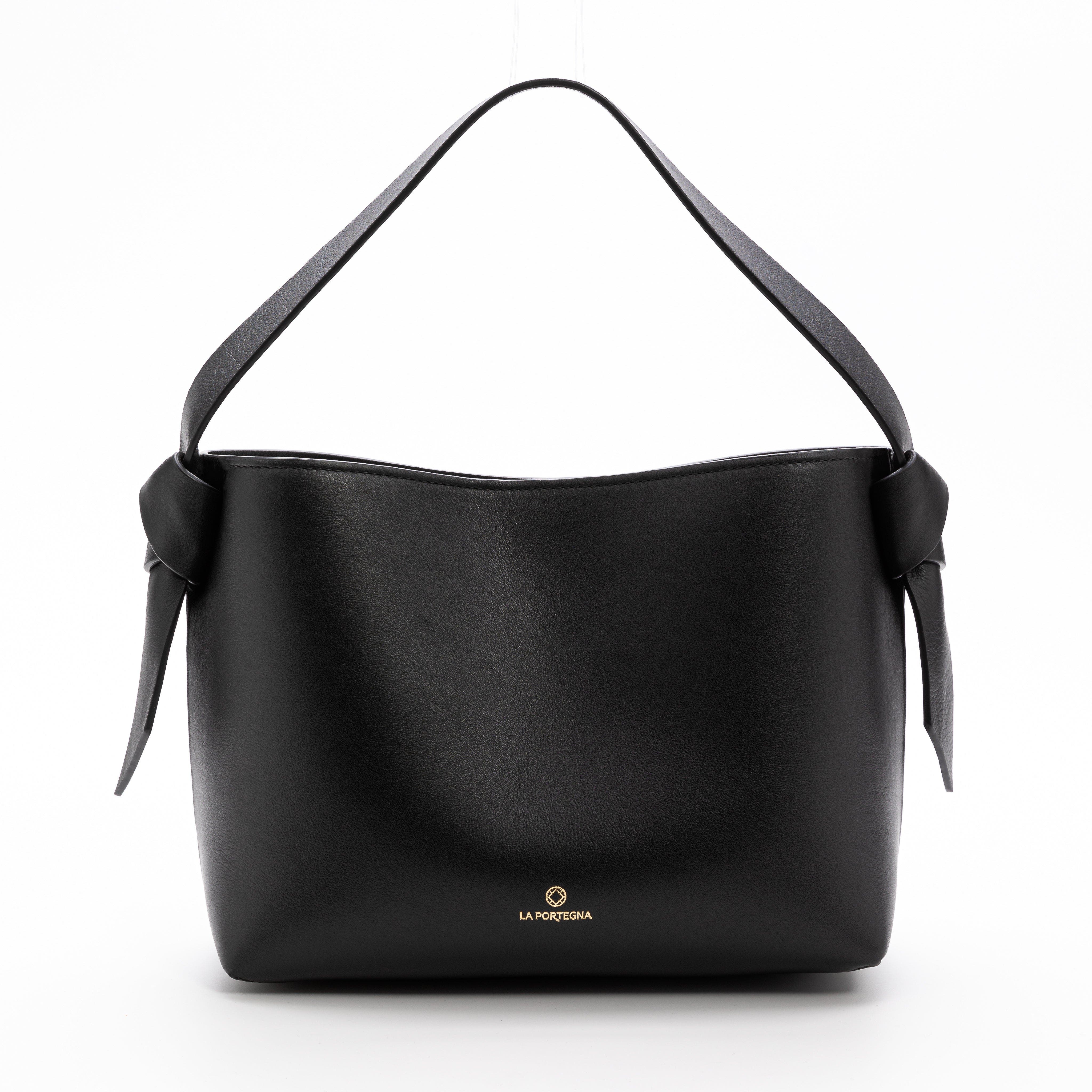 LA PORTEGNA Paulita Forest Crossbody Bag Lightness, Main, color, Black