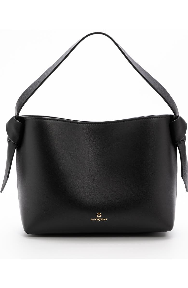 LA PORTEGNA Paulita Forest Crossbody Bag Lightness, Main, color, Black