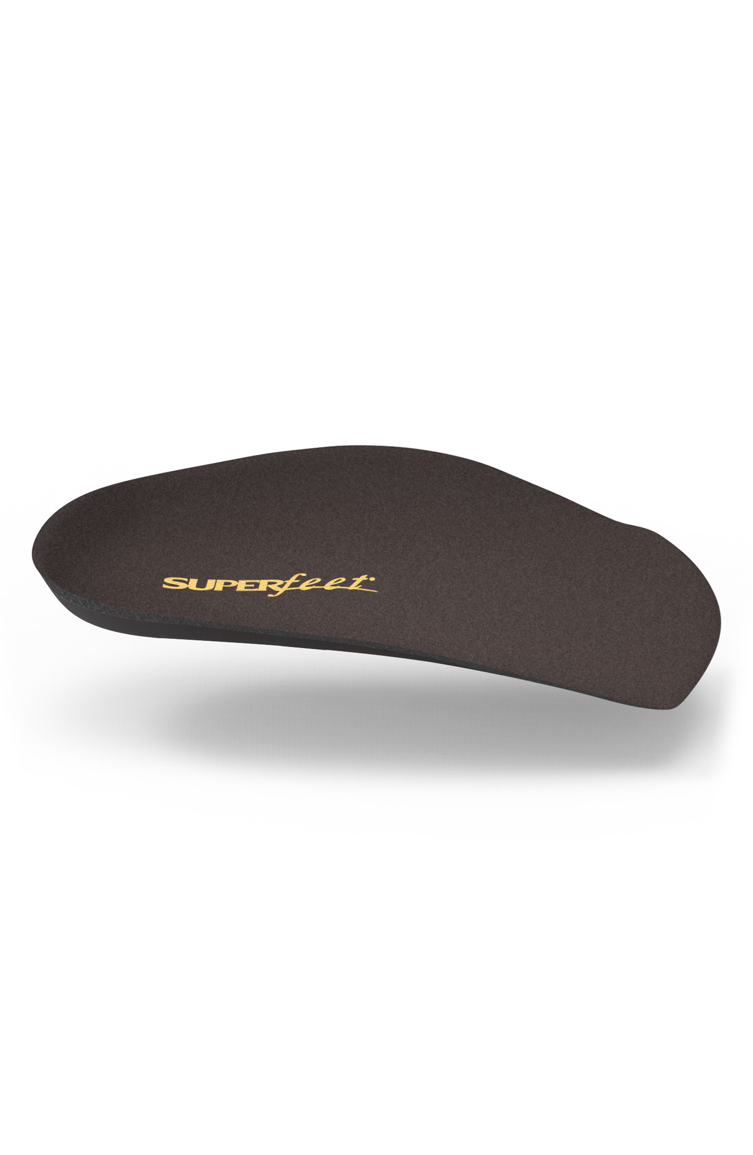 Delux Three-Quarter Insole, Alternate, color, JAVA