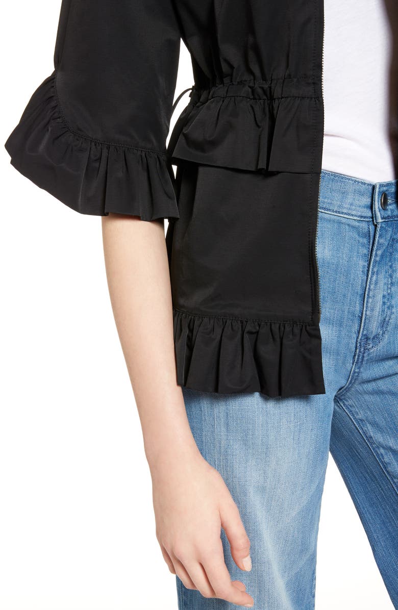 Halogen<sup>®</sup> Ruffle Zip Jacket, Alternate, color, 