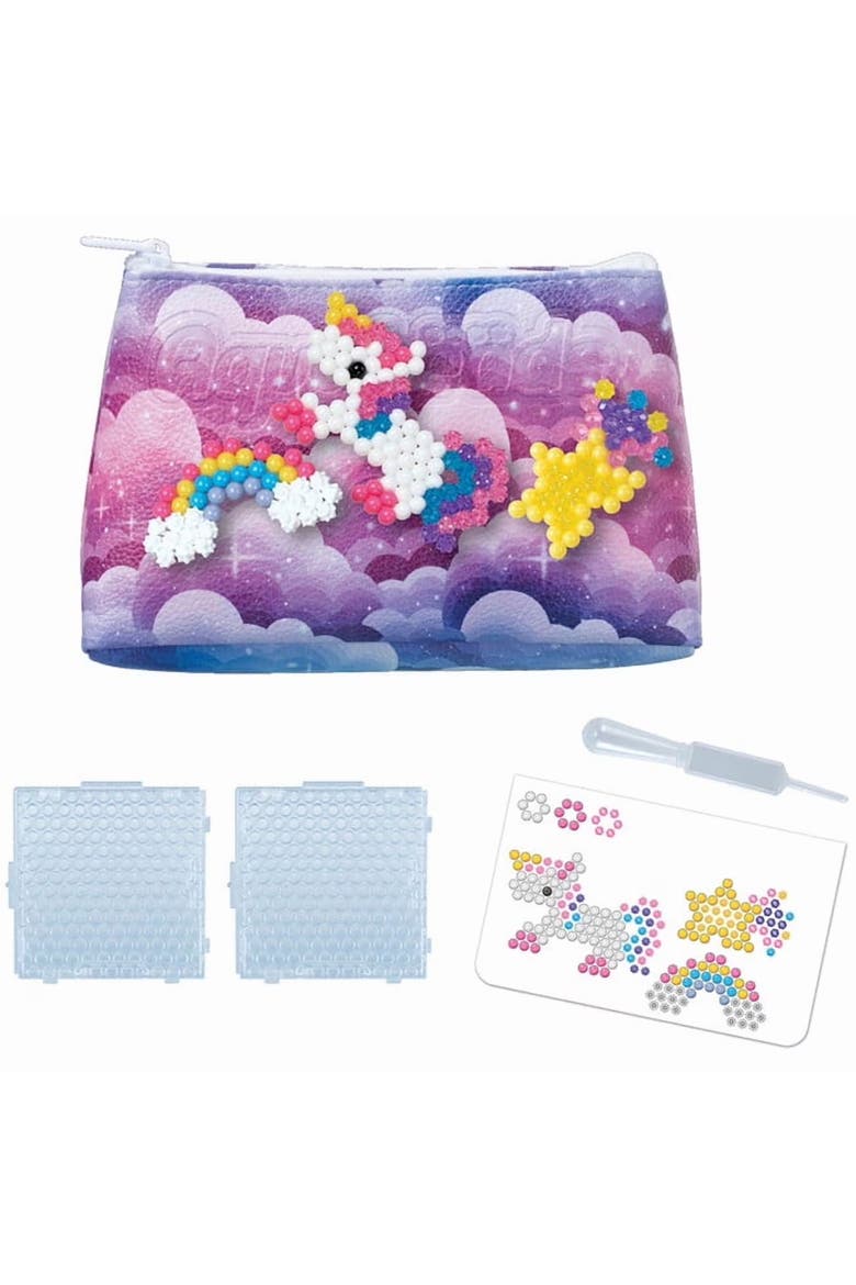 Decorator's Pouch, Complete Arts & Crafts Bead Kit with DIY Purse, Main, color, Multicolored