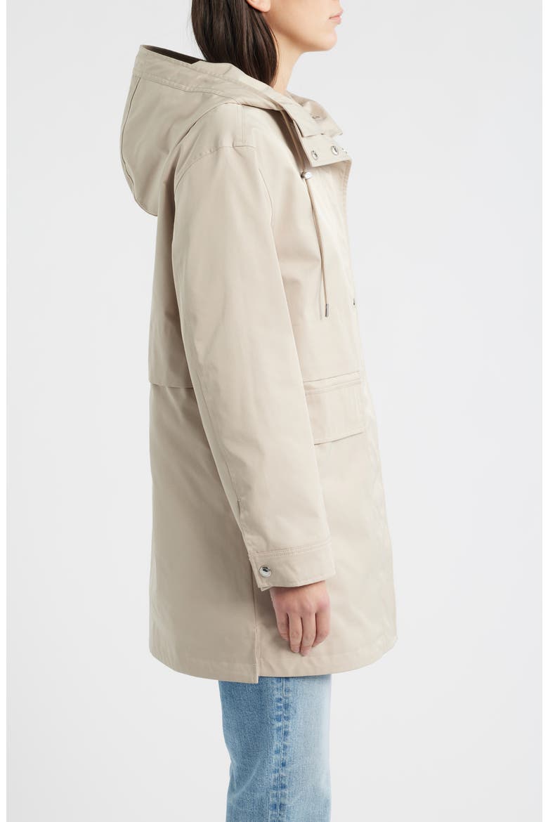 Water Repellent Hooded Jacket, Alternate, color, BIRCH
