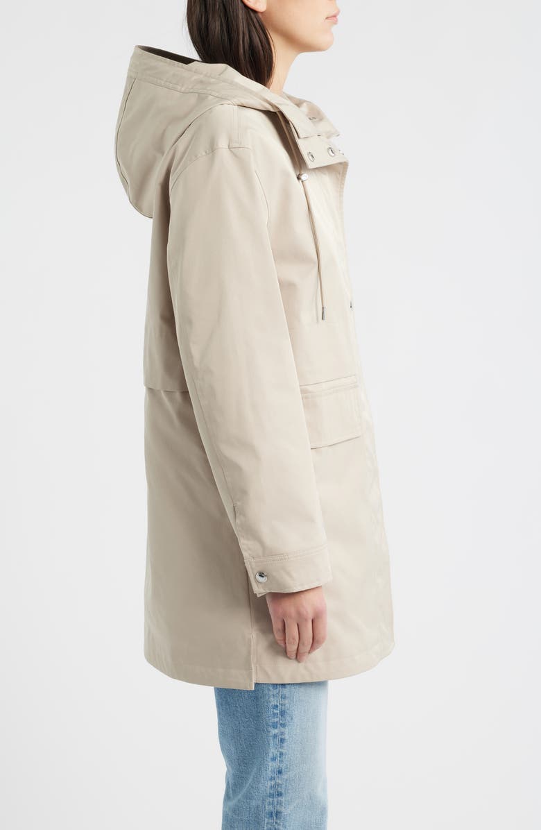 Sam Edelman Water Repellent Hooded Jacket, Alternate, color, 