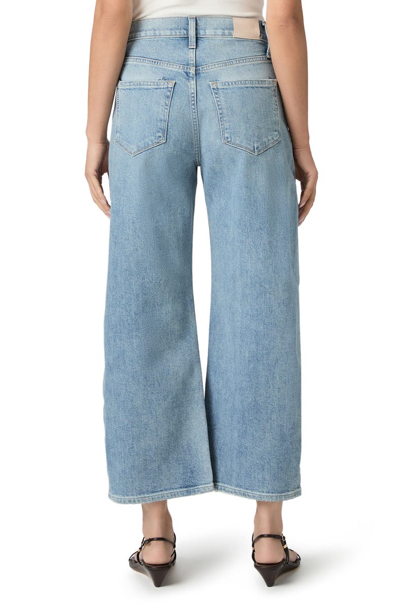 PAIGE Arellia High Waist Ankle Barrel Jeans, Alternate, color, Audubon