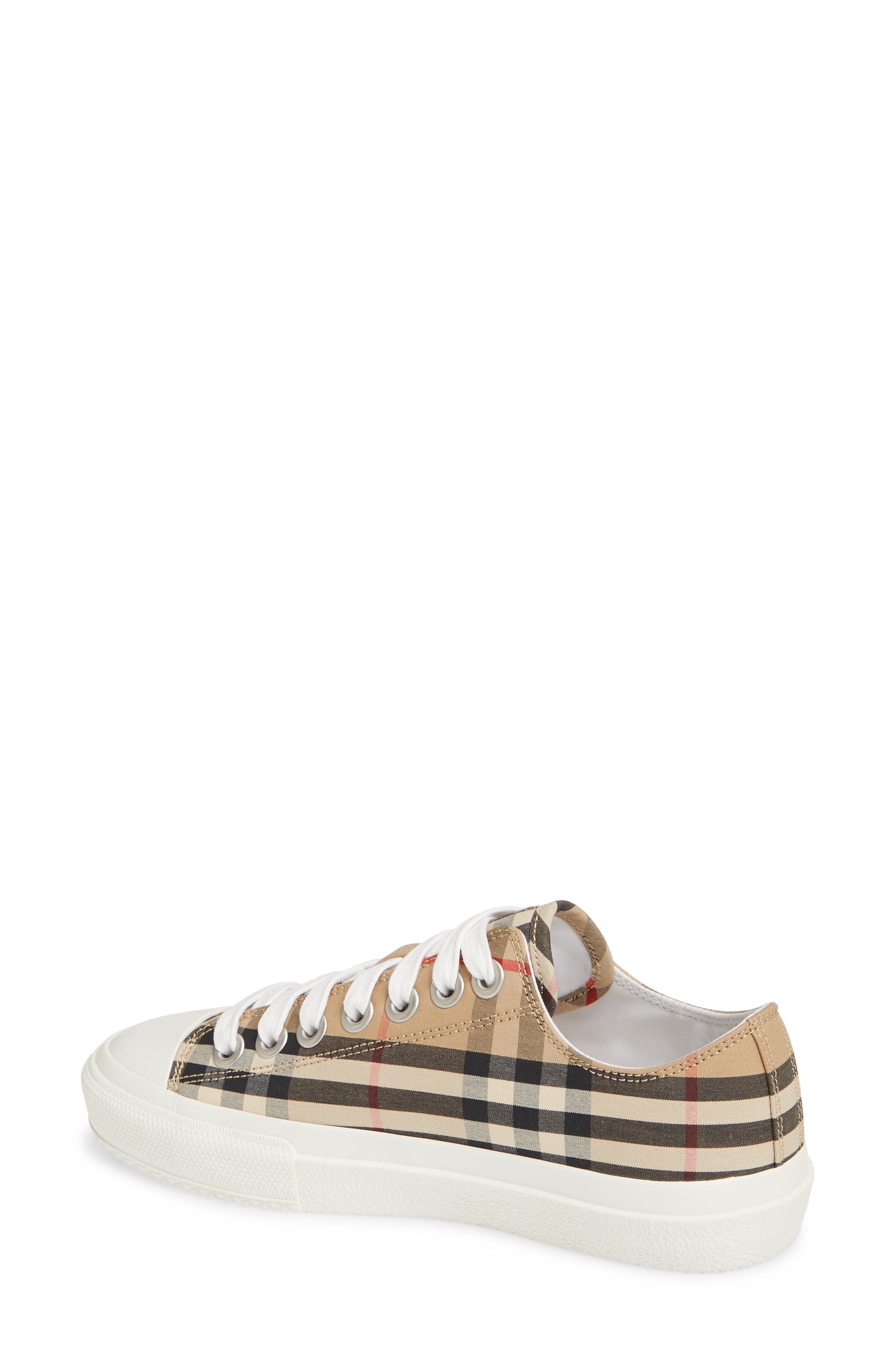 Burberry Logo Print Platform Sneaker, Alternate, color, 