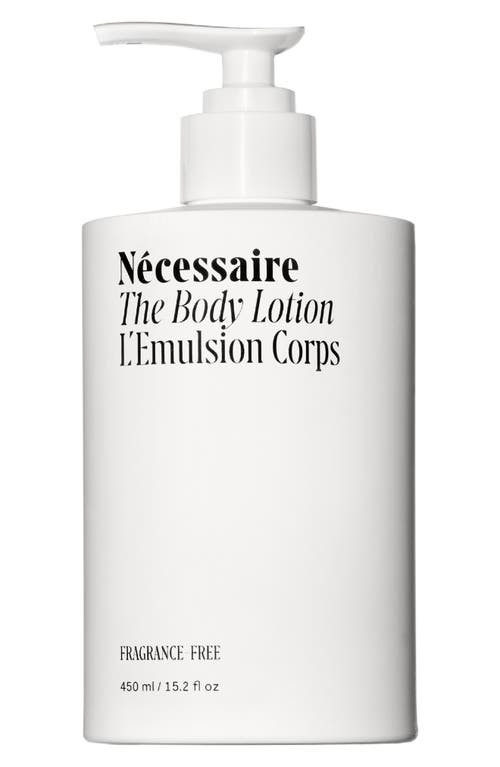 Necessaire Nécessaire The Fragrance Free Body Lotion In No Color