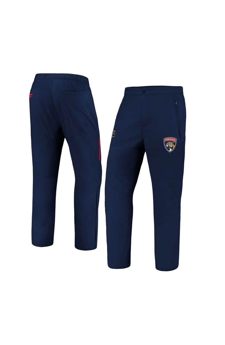 FANATICS Men's Fanatics Branded Navy Florida Panthers Locker Room Rink Pants, Alternate, color,