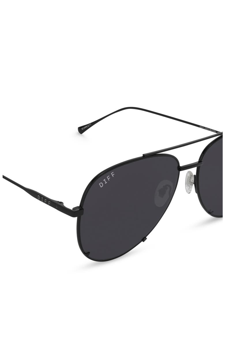 63mm Scarlett Sunglasses, Alternate, color, BLACK/ GREY