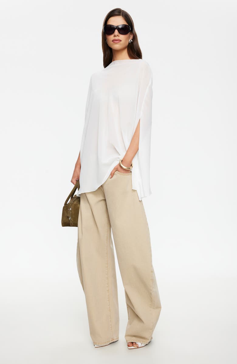 LIONESS Aura Poncho, Alternate, color, Porcelain