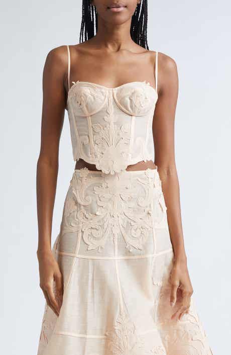 Rebellion Filigree Linen & Silk Camisole