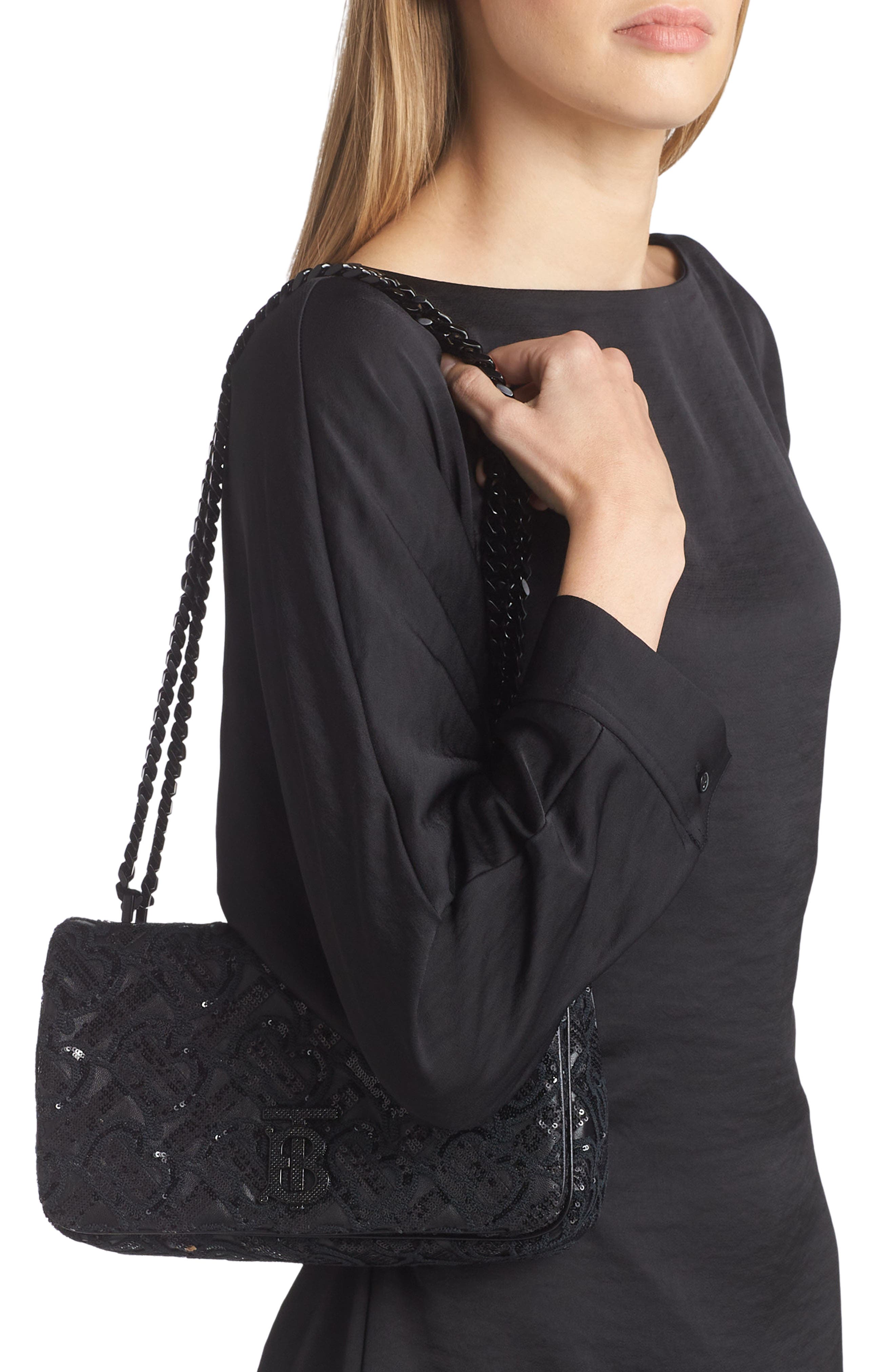 Burberry Small Lola Sequin, Alternate, color, 