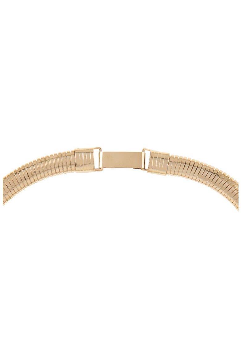 1990s Vintage Gold Plated Textured Flex Collar, Alternate, color, Textured Flex