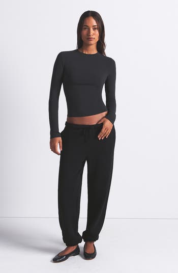 Stretch Jersey Long Sleeve T-Shirt