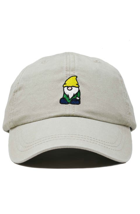 Gnome Embroidered Dad Hat