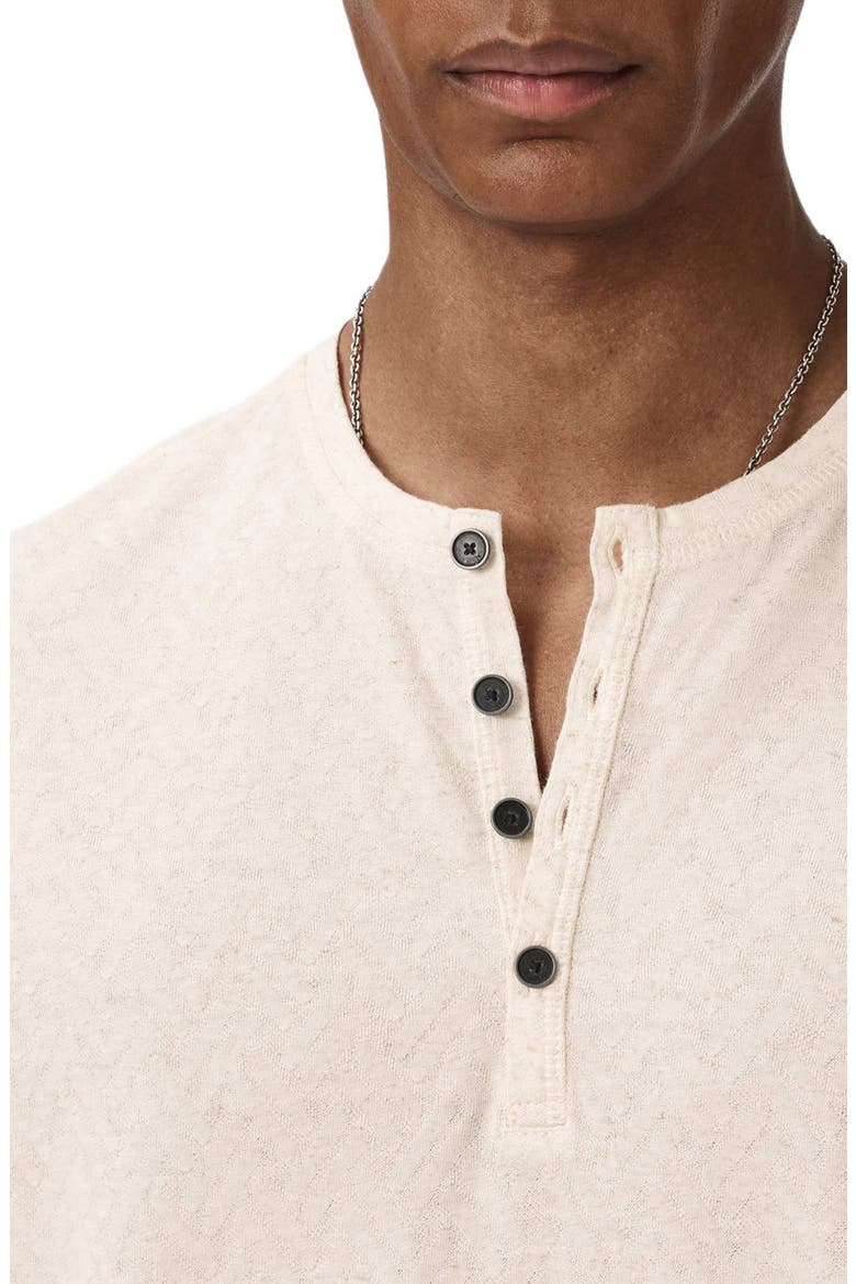 Elm Texture Short Sleeve Henley, Alternate, color, LINEN