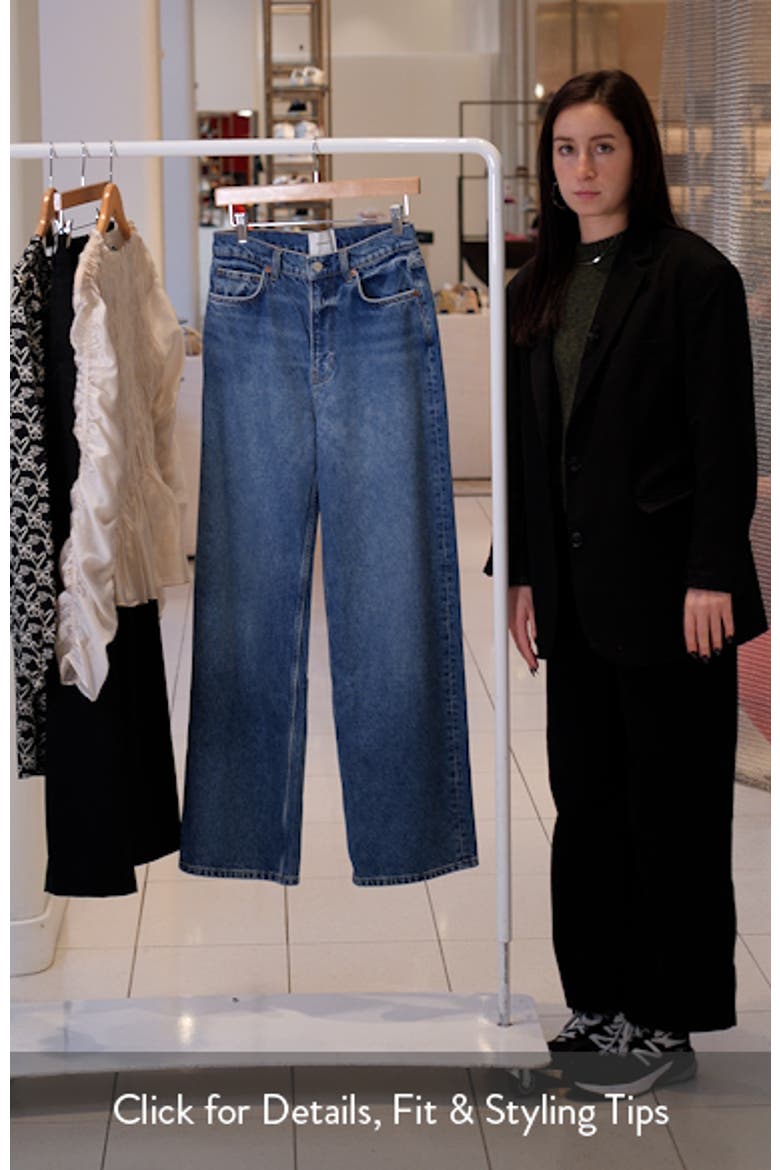 Wes High Waist Wide Leg Jeans video