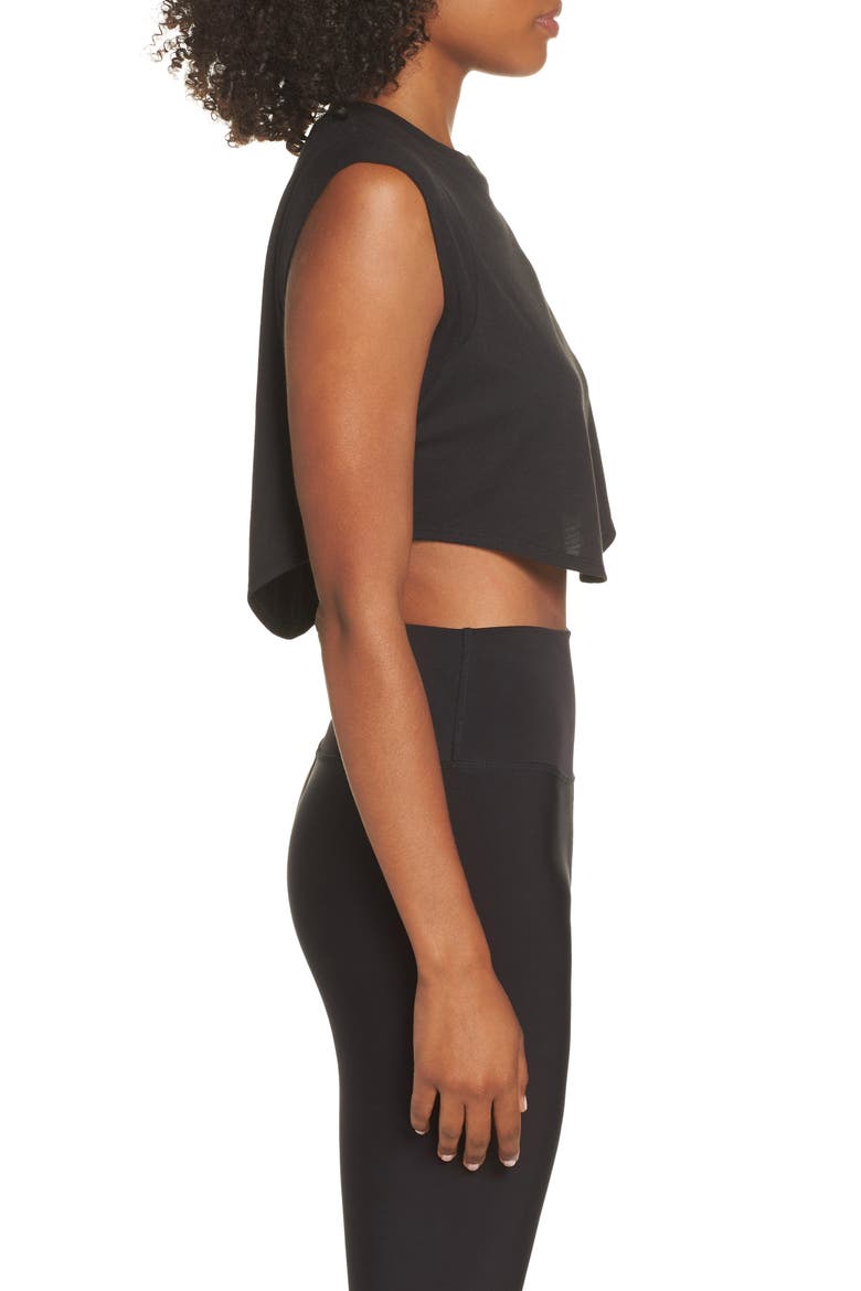 Echo Muscle Tee, Alternate, color, BLACK