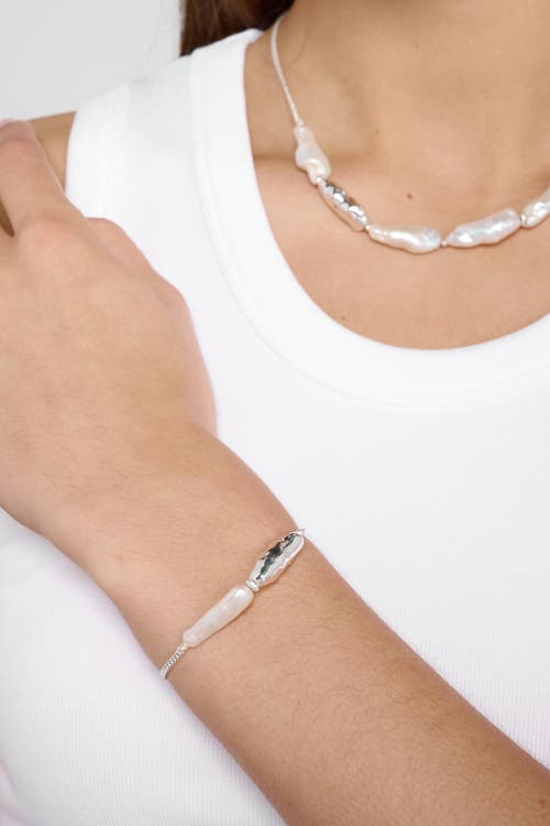 Tutti & Co Lustre Bracelet In Silver