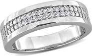 Julianna B. Men's Lab Grown Diamond Double Row Band