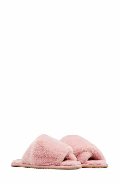 SOREL Go Mail Run Faux Fur Slide Slipper