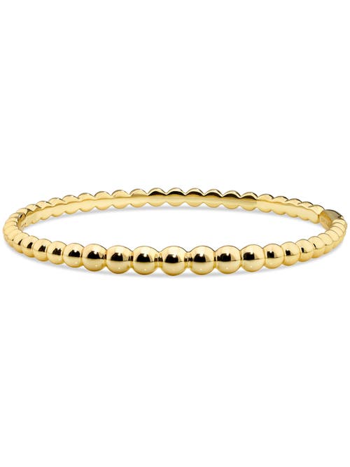 Devata Beaded Ball Bangle Bracelet In Gold