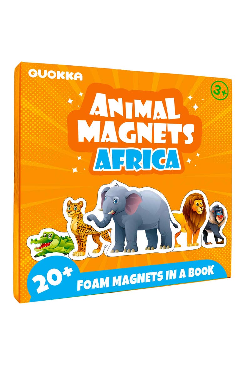 Magnetic Kids Jigsaw Puzzles - Fun 20+ Piece Game, Main, color, Africa