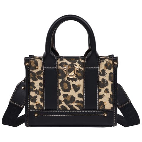 Leopard/PU Mini Tote