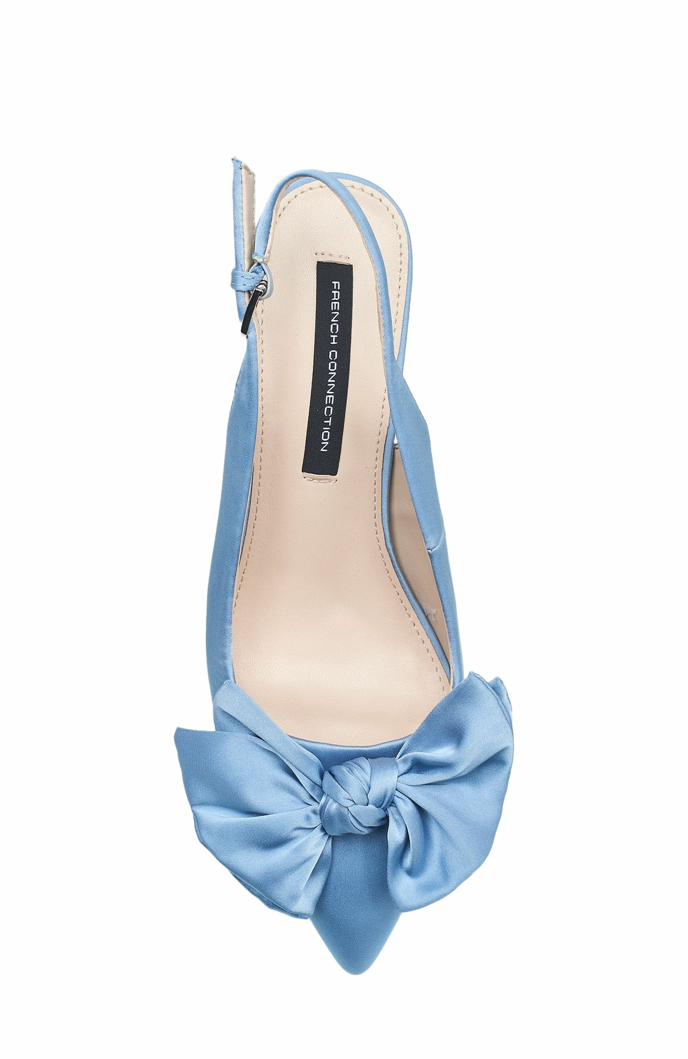 Quinnbow Slingback Kitten Heel, Alternate, color, BLUE