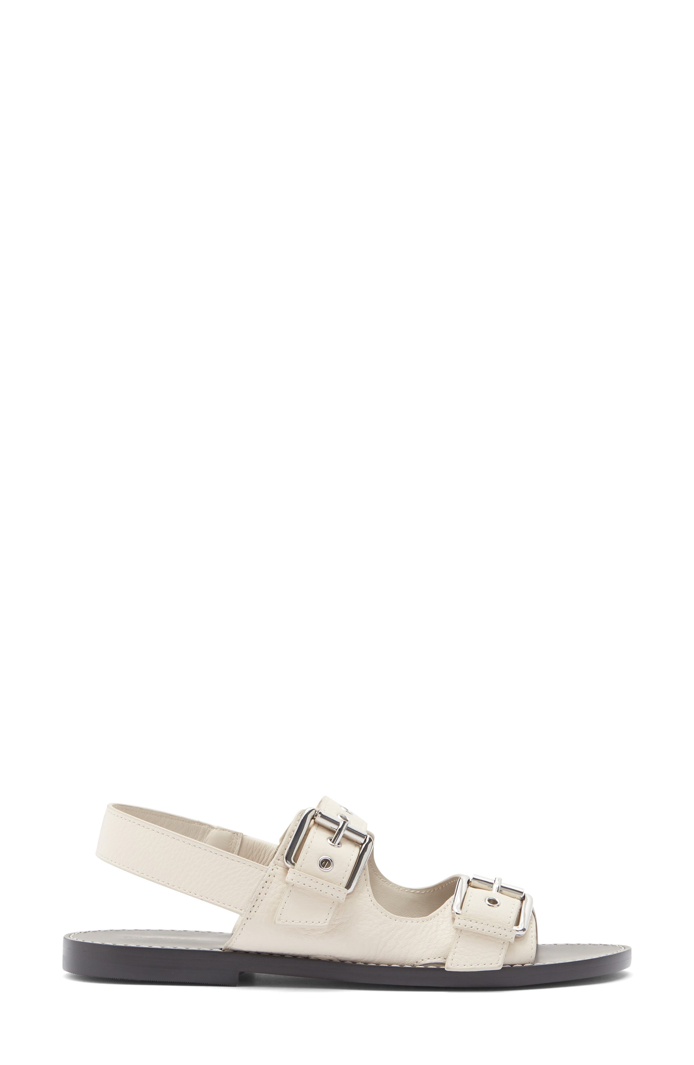 Indie Buckle Sandal, Alternate, color, IVORY
