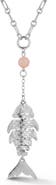 SPHERA MILANO Fish Lariat Necklace