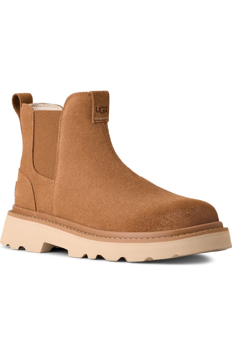 UGG<sup>®</sup> Chelsea Lug Boot, Main, color, Chestnut