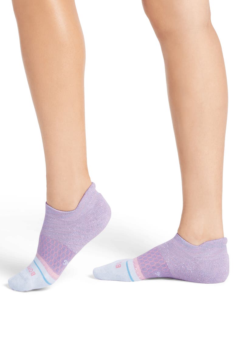 Bombas Wicked Sparkle & Stripe Ankle Socks, Main, color,