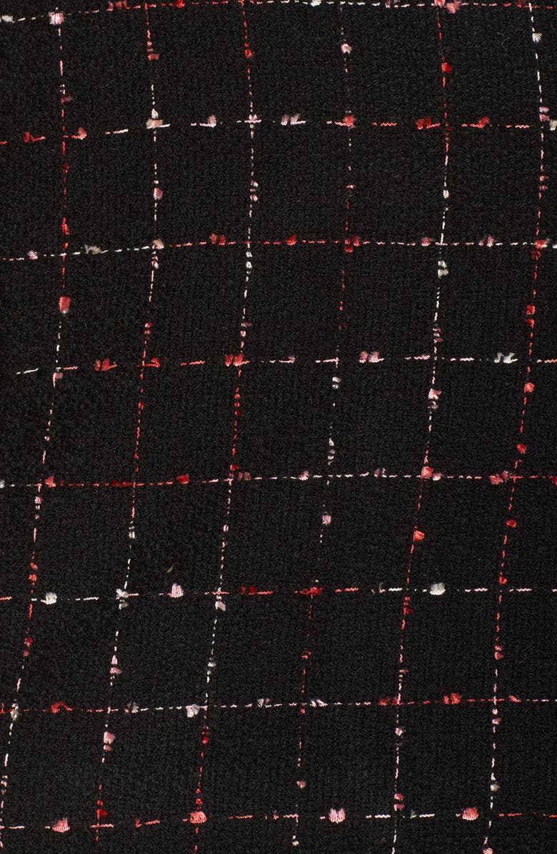 Vince Camuto Spring Windowpane Tweed Jacket, Alternate, color, 