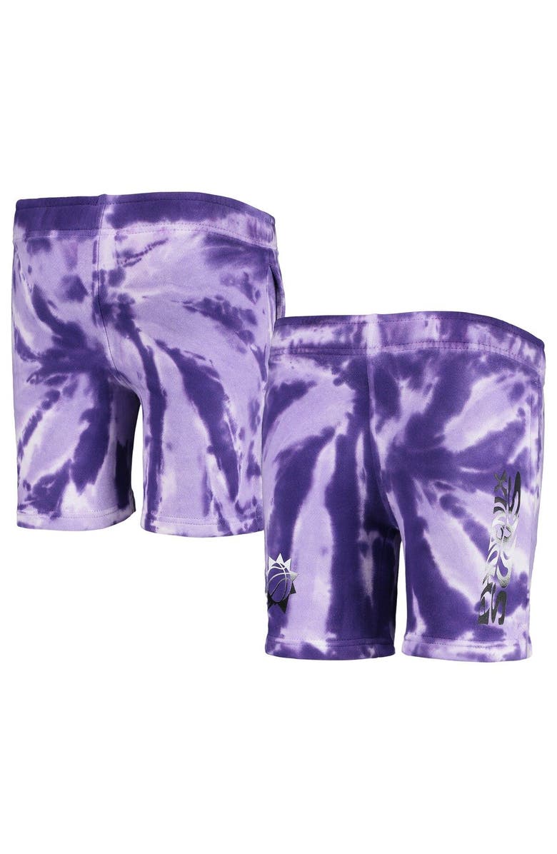 Outerstuff Preschool White/Purple Phoenix Suns Santa Monica Shorts, Main, color, White
