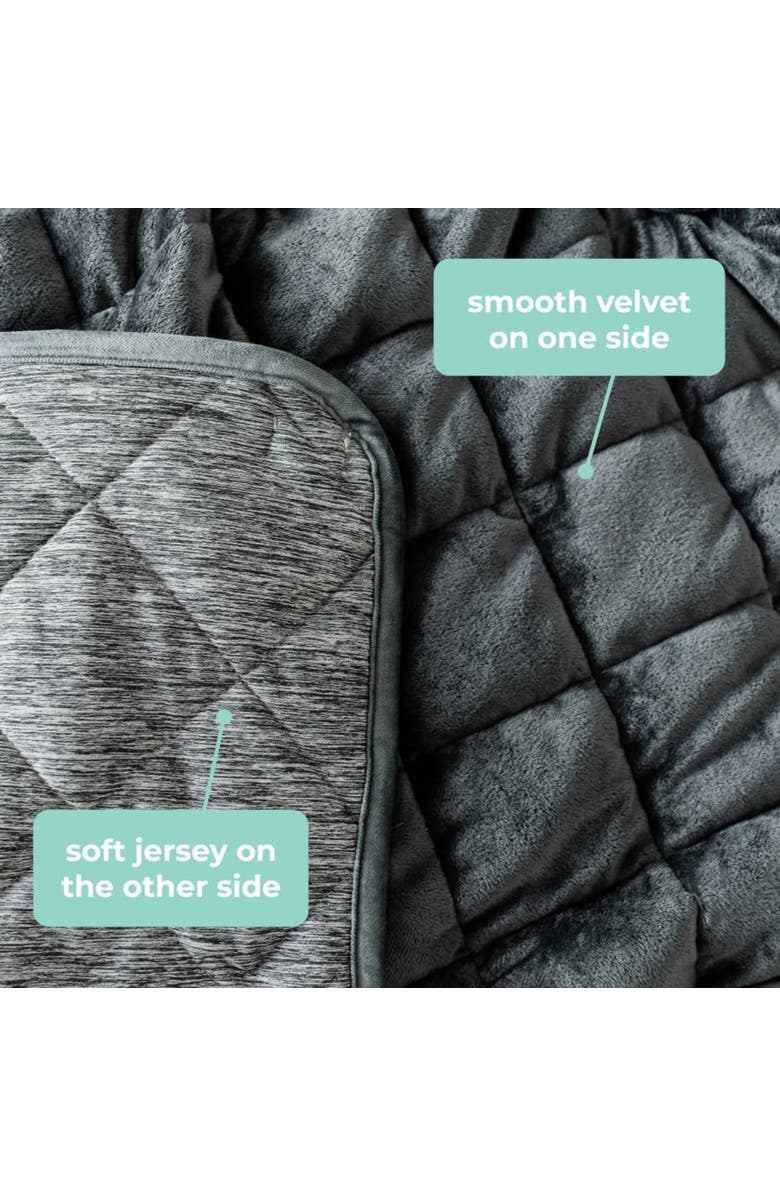 Sensory Basics Weighted Blanket, 8 lbs, 60x88 Inch, Twin, Sensory Compression, Alternate, color, 