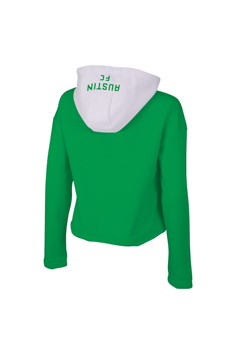 Women's Stadium Essentials Green Austin FC Game Plan Quarter-Zip Hoodie, Alternate, color, Green