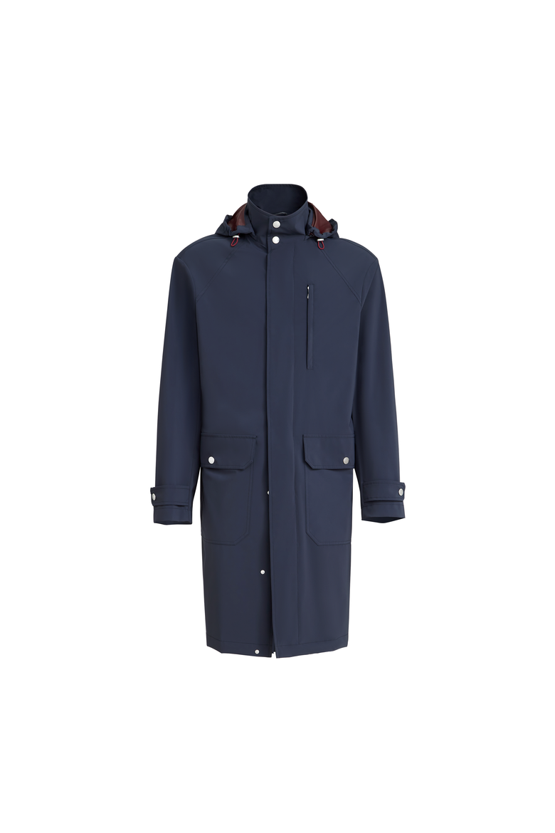 Unlined parka, Alternate, color, Navy Blue