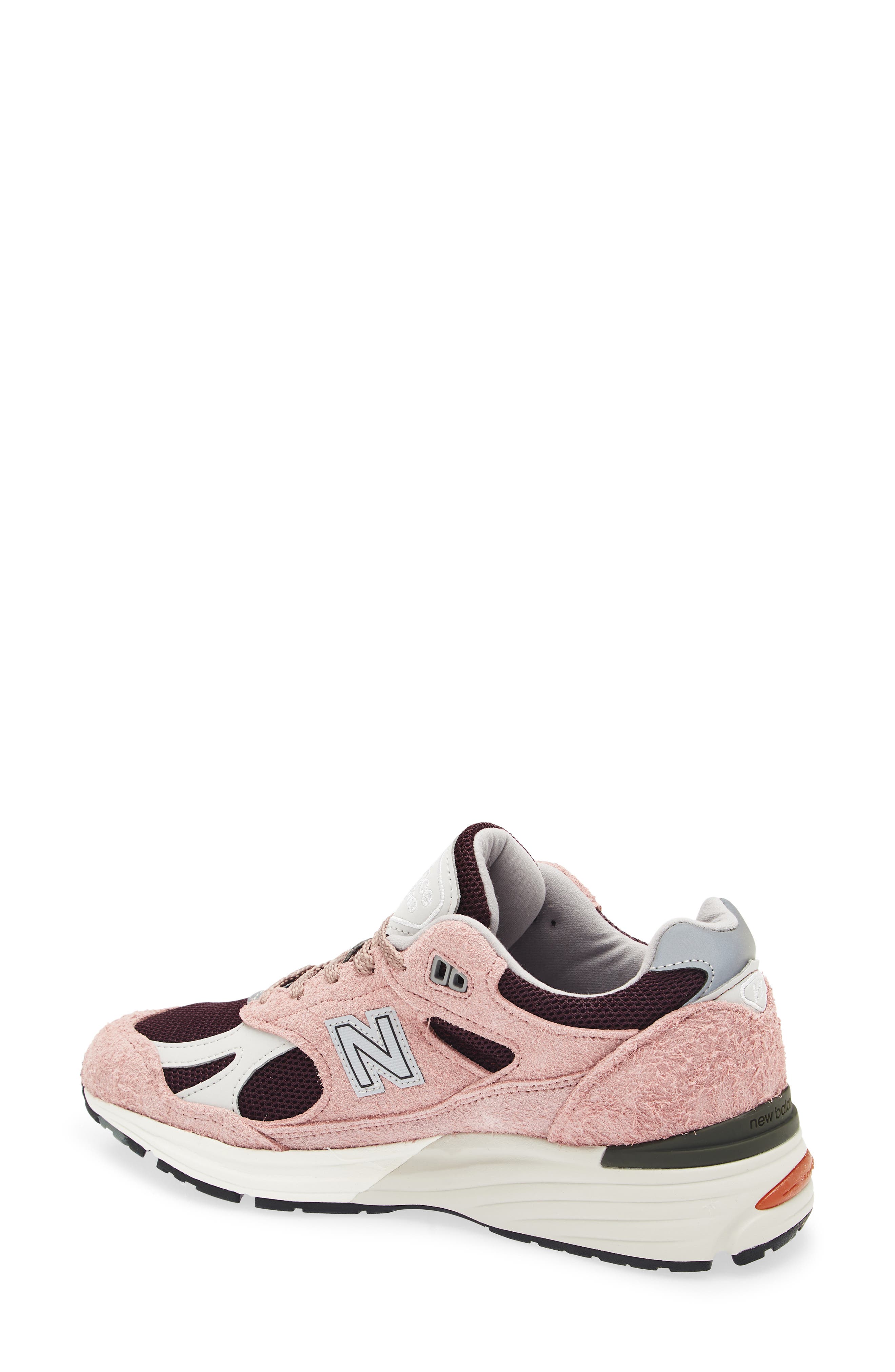 New Balance Gender Inclusive Made in UK 991 v2 Sneaker, Alternate, color, Deauville Mauve/ Fig