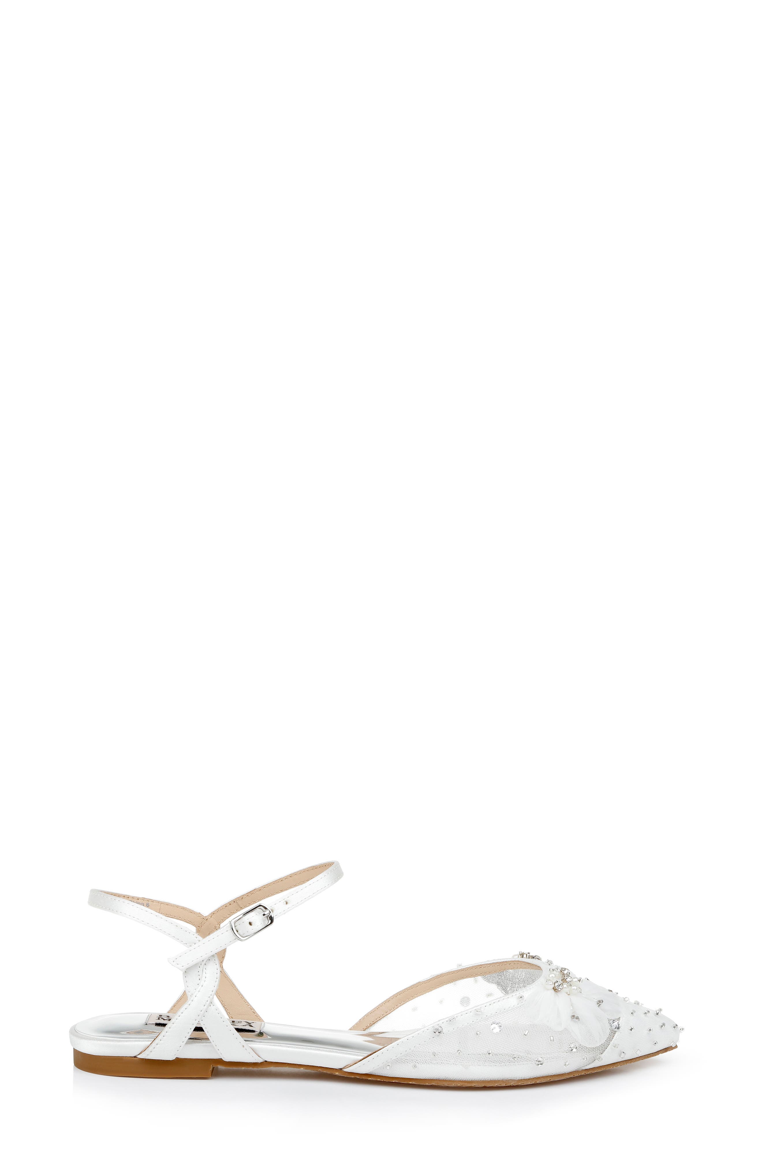Badgley Mischka Collection Karine Pointed Toe Flat, Alternate, color, 