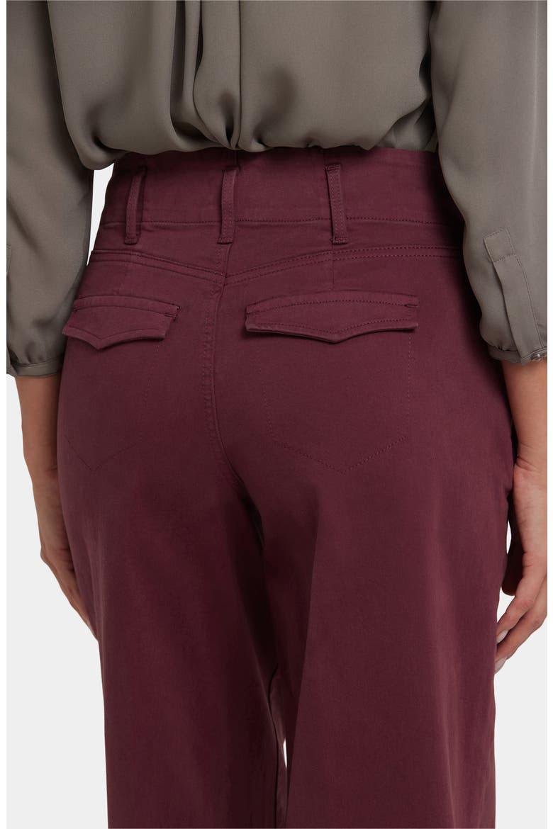 Mona Wide Leg Pants, Alternate, color, SIENNA RED