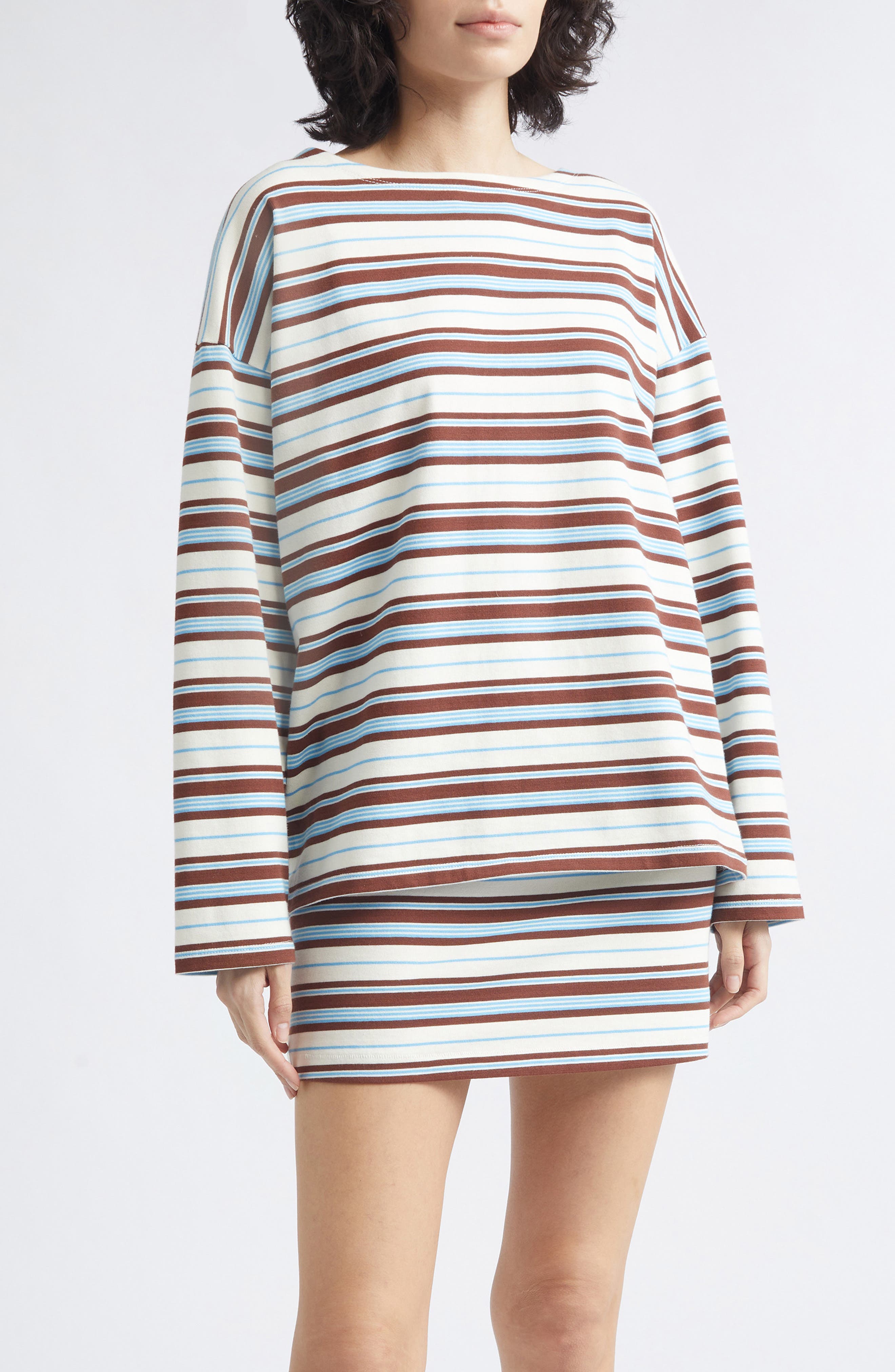 selected CHOCOLATE MULTI STRIPE