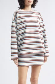 POSSE Nadine Striped Cotton Top