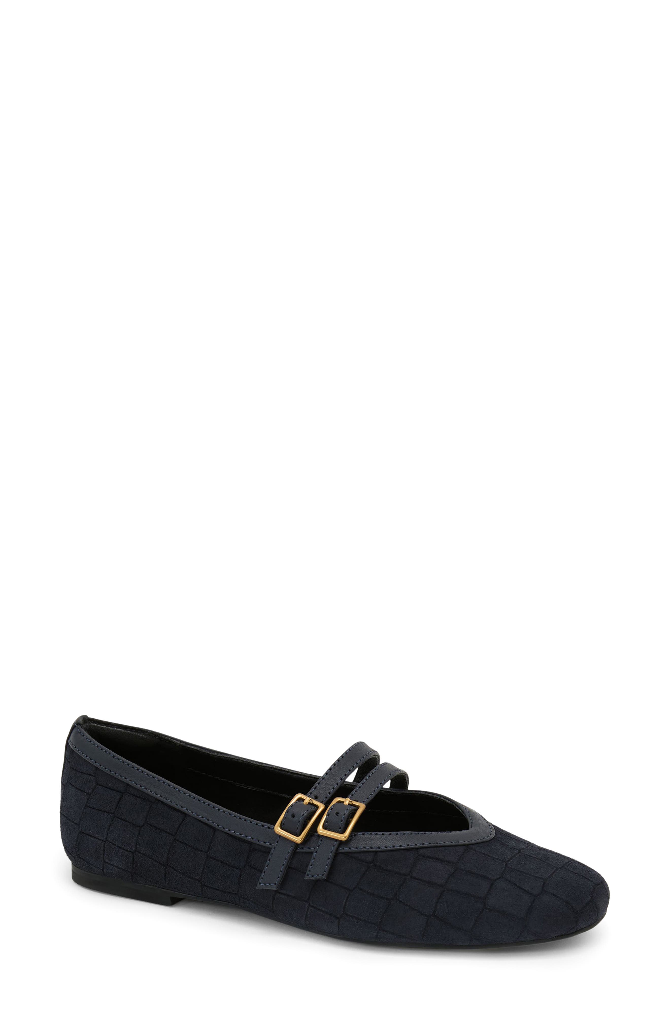 Eliza Mary Jane Flat, Main, color, NAVY